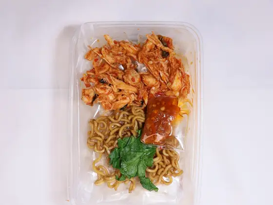 Nasi Ayam Suwir Bumbu Rujak